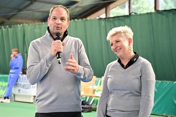 Tournament Director, Ambros Hofer, and President of the Organising Committee, Ellis Kasslatter ©RolandStrimmer