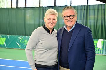 La Presidente del Comitato Organizzatore, Ellis Kasslatter con il Supervisor Carmelo Di Dio ©RolandStrimmer