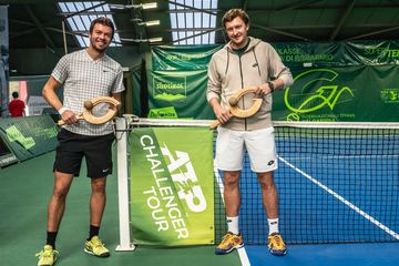 Doubles Winners Denis Istomin (UZB) and Evgeny Karlovskiy_©A.Amato_C.Boccaletti