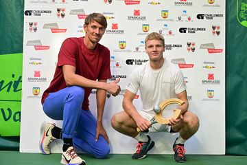 Aliaksandr BURY (coach di Kasnikowski) e il finalista Maks KASNIKOWSKI (POL) ©RolandStrimmer