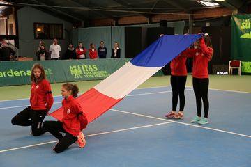 French Flag as a sign of solidarity to the attacks in Paris