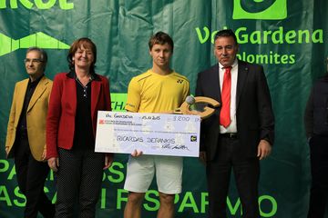 Ricardas Berankis during the ceremony