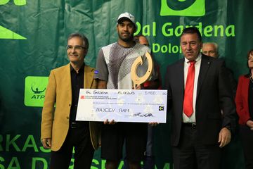 Rajeev Ram during the ceremony